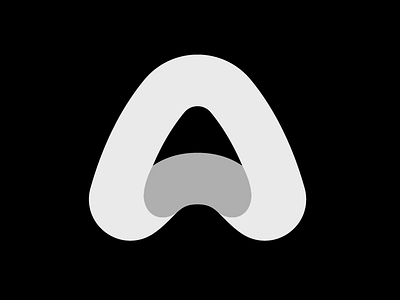 Bending A a design logo logo design mark busch nielsen