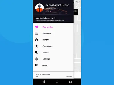 Daily Ui 057 design drawer menu inspiration navigation bar side bar uidesigner sidemenu ui mobile ux designer