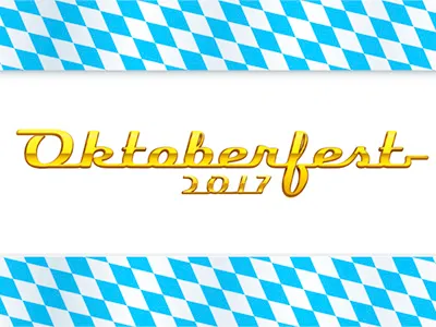 Oktoberfest 2017 stock logo automotive bavarian calligraphy event gold invitation logo lozenges oktoberfest pattern pub retro