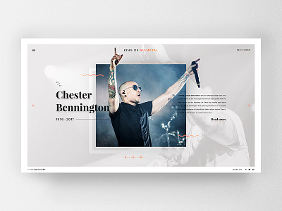 Chester Bennington chester bennington home page king layout legend linkin park web website