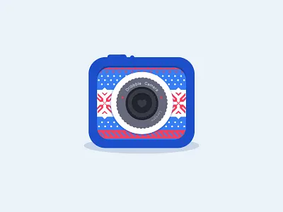 Hello Dribbbble camera dribble hello icon pattern texture ui