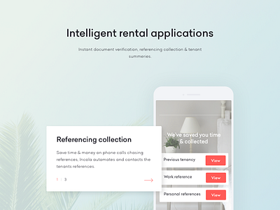 Sneak Peak into Upcoming Project agents app form application ios app landing page rental seamless web web platform