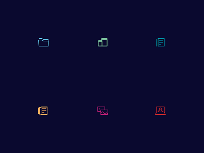 Resource Icon Set iconography icons resources