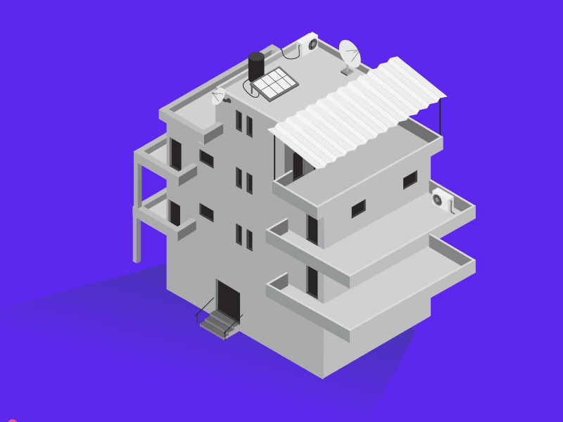 Hey dribbble animaiton building debut