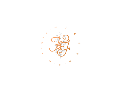 Foto em Festa icon logo logotype magazine mark marriage minimal monogram vector woman