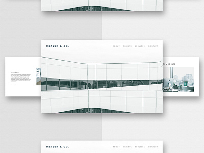 Webite Design for Consulting Company art direction branding layout design minimalistic ui user experience ux visual design website website design white
