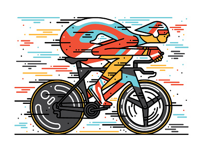 Spin Cycling Festival bicycle illustration character design illustration vector vector illustration