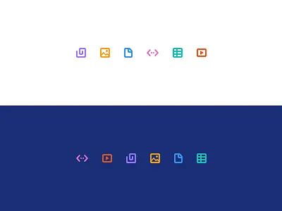 File Attachment Icons attachment code document files icons image sheets upload video