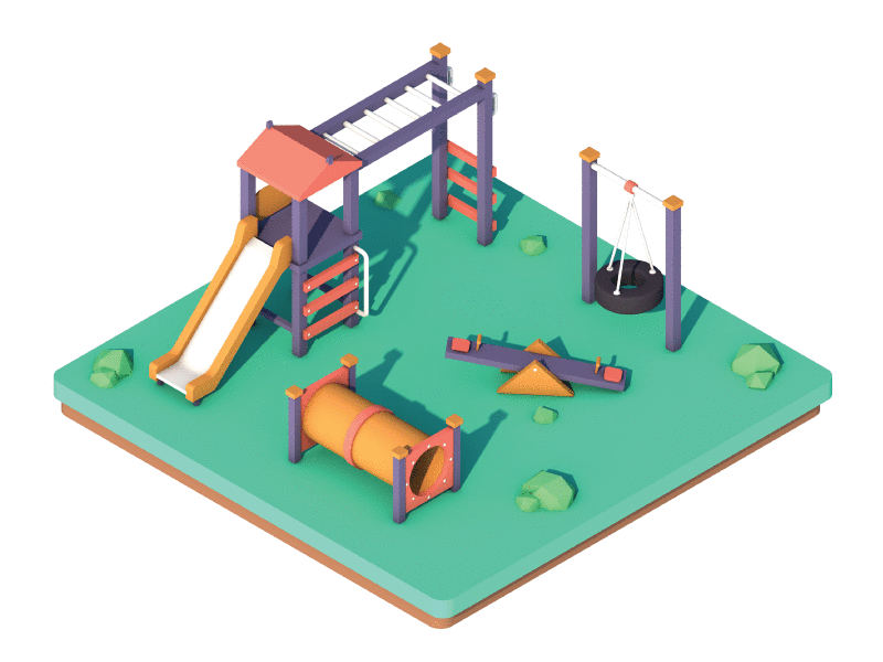 Superheroic 3D Illustrations 3d adventure as explore imagine milk playground scene simple