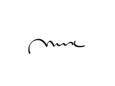 Muse calligraphy handtype handwriting lettering logo sketch type