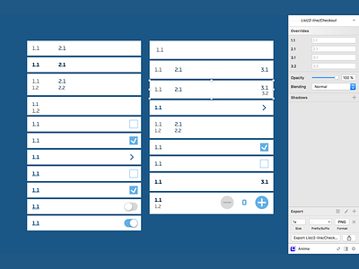 Object list naming convention complex hacks list naming overrides sketch structure symbols