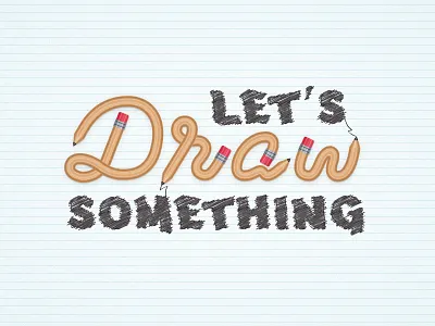 Pencils Text illustrator pencil scribble text tutorial vector