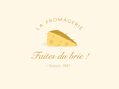 Faites du brie ! cheese logohebdo wordplay