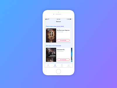 Recommend a book app book ios ui