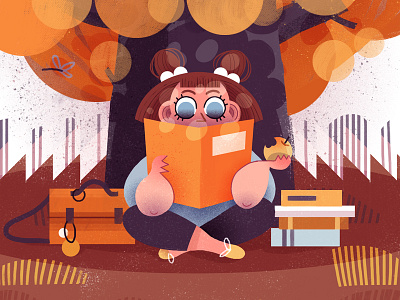 School dewizka dudzik illustration iza school