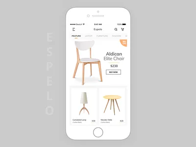 Dribbble Shot dailyui ecommerce inspiration interface mobile mockup navigation pattern phone ticket ui
