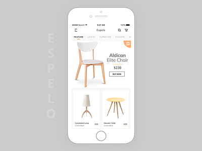 Dribbble Shot dailyui ecommerce inspiration interface mobile mockup navigation pattern phone ticket ui