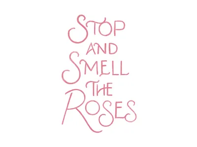 Roses handlettering ipad pro lettering