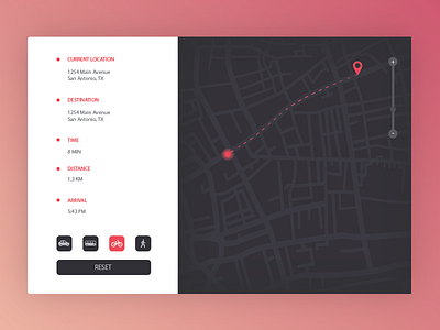 Location Tracker daily location maps tracker ui