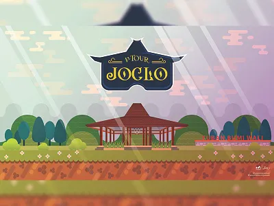 Background game Joglo background background game joglo lanscape logo rumah adat virtual reality