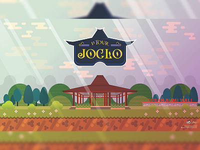 Background game Joglo background background game joglo lanscape logo rumah adat virtual reality