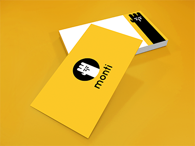 Monti. Self Branding brand branding business card design designer identity logo