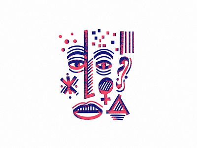 untitled blue doodle markers pink