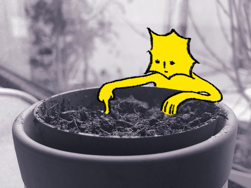 It. Takes. Time. 2d animation for illustration photoshop something waiting