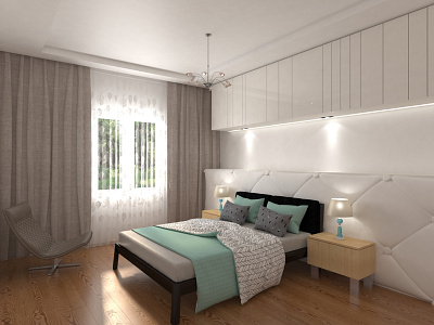 Bedroom Render in 3Ds Max with Vray 3d 3d render 3ds max 3dsmax 3dsmax vray bedroom cgi design interior lighting render