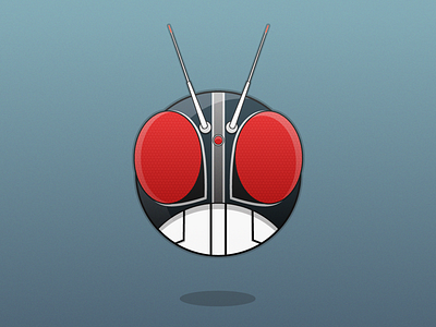 My Childhood Superhero V2 - Kamen Rider Black RX illustration kamen rider superhero vector