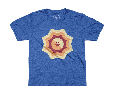 "Simple Sun" t-shirt apparel happy minimal positive shirt simple sun
