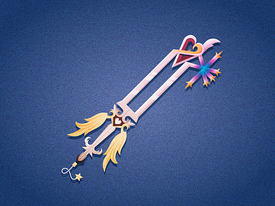 Oathkeeper | Day 14 gaming illustration keyblade kingdom hearts playstation vector videogame