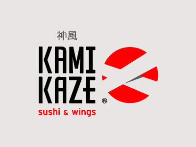 KAMIKAZE SUSHI identity isotype logo logofolio logolove logotype sushi