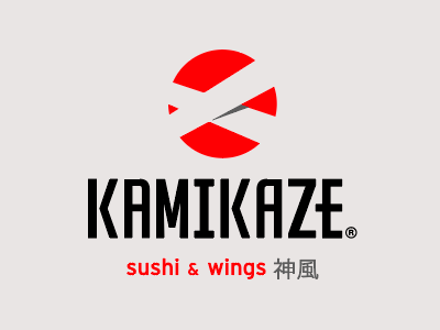 KAMIKAZE SUSHI identity isotype logo logofolio logolove logotype sushi