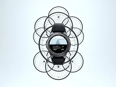 Men's Health Smartwatches 3d cgi editorial health magazine mens render watch watches