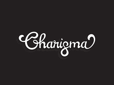 Charisma Leather custom leather lettering logotype loops