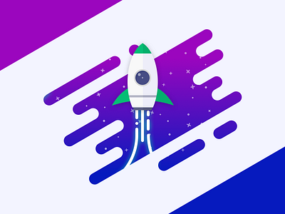 Rocket icon illust rocket space