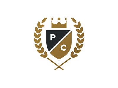 Playmakers Club 1 badge business crown design logo playmaker professional shield