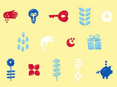 Icons brand branding design graphic icon iconography identity