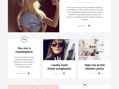 Busy B. blog light pink tiles white