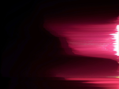 Glow glitch glitch art
