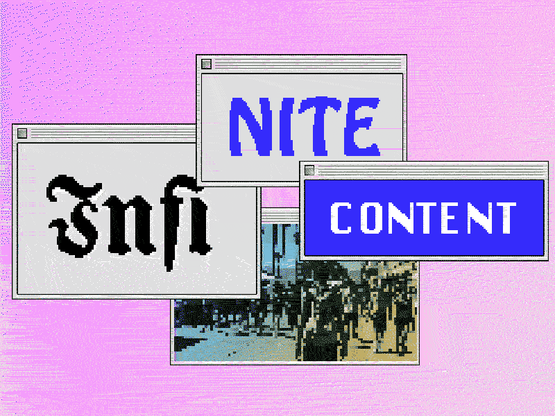 Infinite Content arcade fire infinite content vaporwave