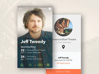 Artist Details for Concert App concert music profile
