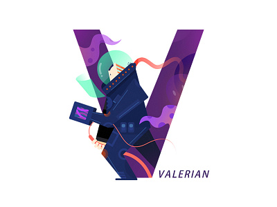 Valerian 插画、ui