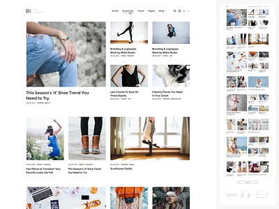WordPress Magazine | Homepage Grid v3 blog clean envato freelance homepage magazine minimal pixelthrone theme themeforest website wordpress