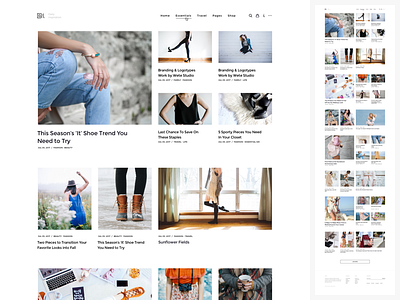 WordPress Magazine | Homepage Grid v3 blog clean envato freelance homepage magazine minimal pixelthrone theme themeforest website wordpress