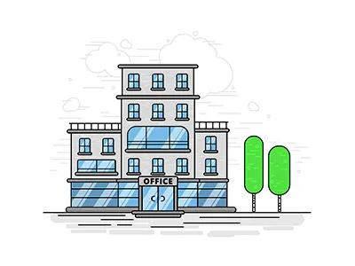 Flat Office flat