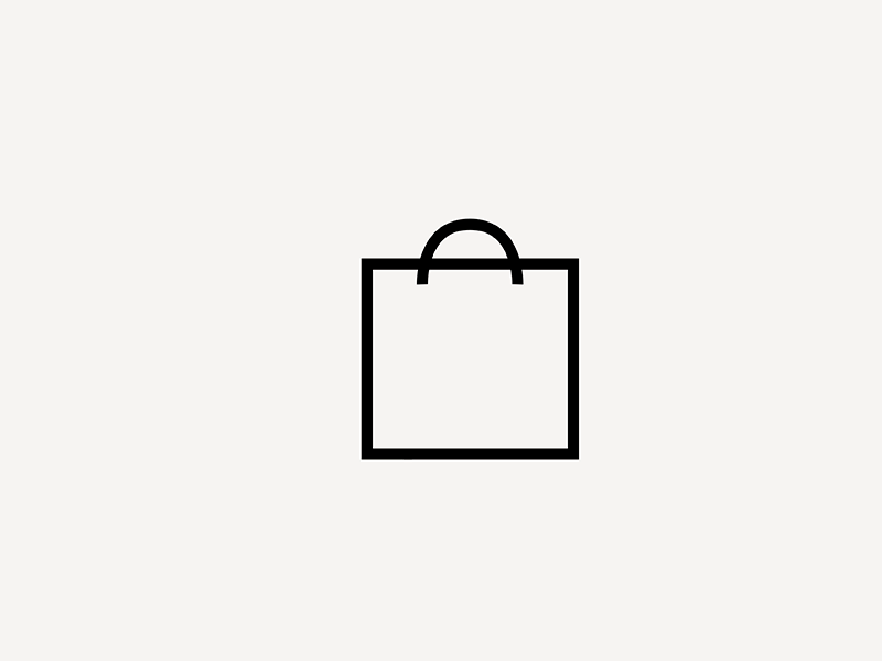 Animated Cart Icon animated animation bag cart flat icon minimal shopping web