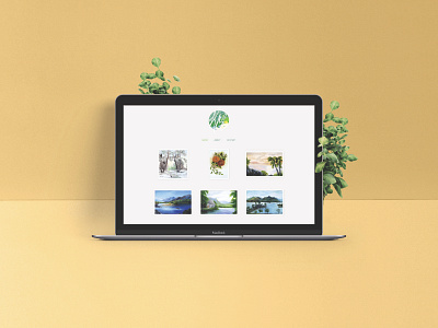 Kathleen Murphy Art Website Homepage Design art artist homepage irish painting web design website
