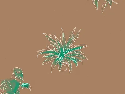 plant daze design doodle illustration plants sketch